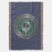 Couverture Clan Forsyth Crest & Tartan Knot (devant Vertical)