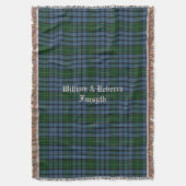 Couverture Clan Forsyth Tartan Plaid Custom Thaillot Blanket (devant Vertical)