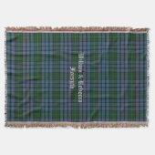 Couverture Clan Forsyth Tartan Plaid Custom Thaillot Blanket (Devant)