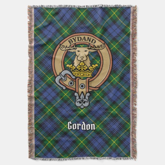 Couverture Clan Gordon Crest over Tartan (devant Vertical)