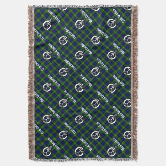 Couverture Clan Gordon Tartan Crest (devant Vertical)