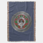 Couverture Clan Grant Crest & Tartan Knot (devant Vertical)