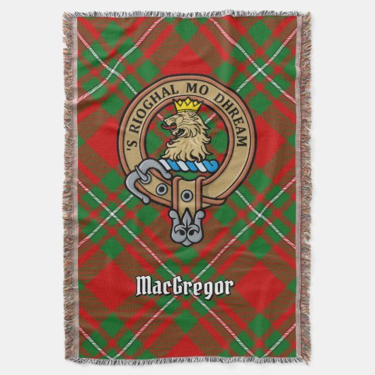 Couverture Clan Gregor Crest over Tartan (devant Vertical)