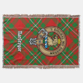 Couverture Clan Gregor Crest over Tartan (Devant)