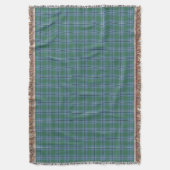 Couverture Clan Irvine Tartan clair bleu et vert plaid (devant Vertical)