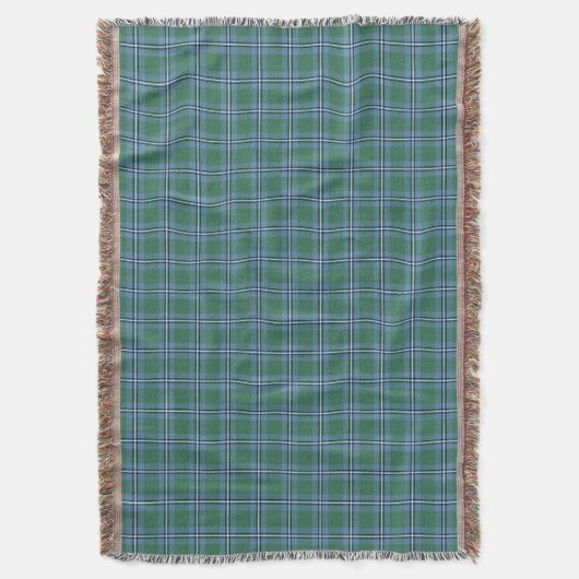 Couverture Clan Irvine Tartan clair bleu et vert plaid (devant Vertical)