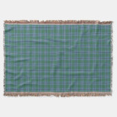 Couverture Clan Irvine Tartan clair bleu et vert plaid (Devant)