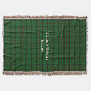 Couverture Clan Kincaid Tartan Plaid Custom Thon Blanket