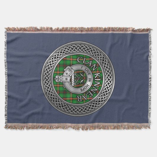 Couverture Clan Kinnear Crest & Tartan Knot (Devant)