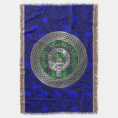 Couverture Clan MacDonald Crest & Tartan Knot (devant Vertical)