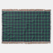 Couverture Clan MacDonald Dark Blue et Green Scottish Tartan (Devant)