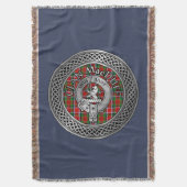 Couverture Clan MacDuff Crest & Tartan Knot (devant Vertical)