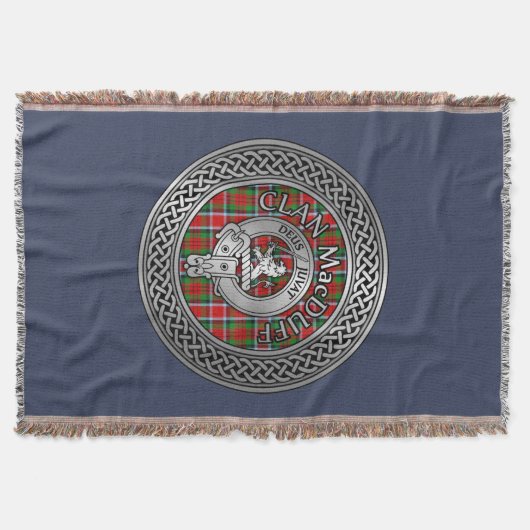 Couverture Clan MacDuff Crest & Tartan Knot (Devant)