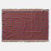 Couverture Clan MacFarlane Tartan Rouge et bleu écossais Plai (Devant)