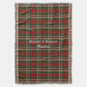Couverture Clan MacGill Tartan Plaid Custom Throw Blanket (devant Vertical)