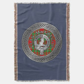 Couverture Clan MacGregor Crest et Tartan Knot (devant Vertical)
