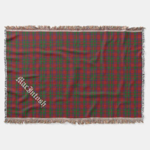 Couverture Clan MacIntosh Tartan Plaid Custom Throw Blanket