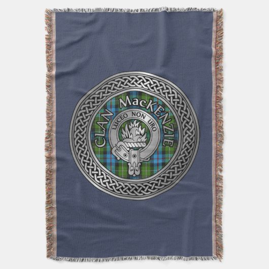 Couverture Clan MacKenzie Crest & Tartan Knot (devant Vertical)
