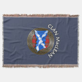 Couverture Clan MacLean Tartan Knot & Drapeau (Devant)