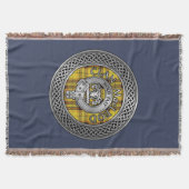 Couverture Clan MacLeod Crest & Tartan Knot Throw Blanket (Devant)