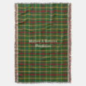 Couverture Clan MacMillan Tartan Plaid Custom Throw Blanket (devant Vertical)