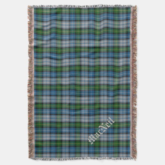 Couverture Clan MacNeil Tartan Plaid Custom Throw Blanket (devant Vertical)