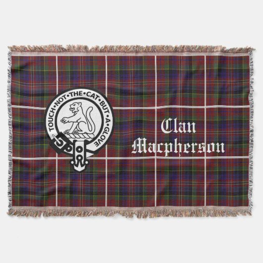 Couverture Clan Macpherson Tartan & Crest (Devant)