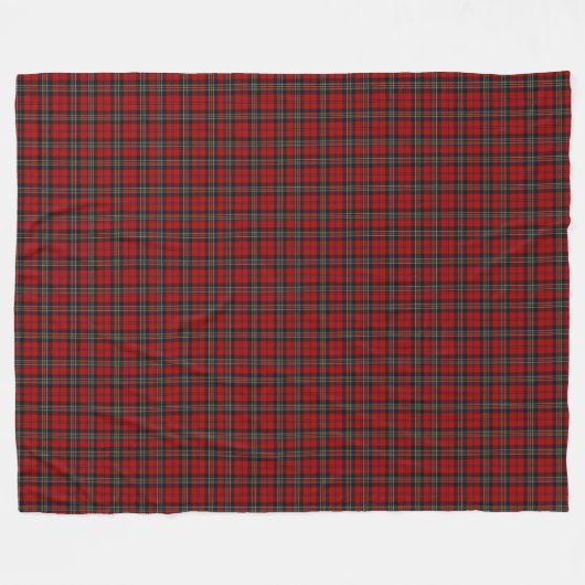 Couverture - Clan Macpherson Tartan Rouge (L) (Devant (Horizontal))