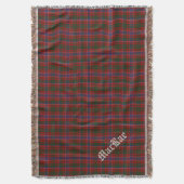 Couverture Clan MacRae Tartan Plaid Custom Throw Blanket (devant Vertical)