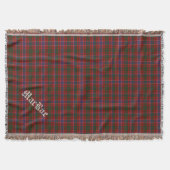 Couverture Clan MacRae Tartan Plaid Custom Throw Blanket (Devant)