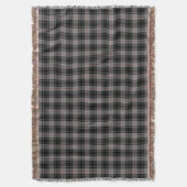 Couverture Clan Moffat Tartan noir et gris Plaid (devant Vertical)