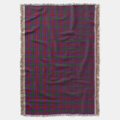 Couverture Clan Montgomery Tartan Purple Plaid (devant Vertical)