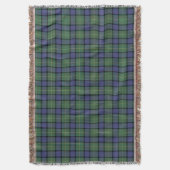Couverture Clan Muir Tartan bleu et vert plaid (devant Vertical)