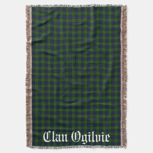 Couverture Clan Ogilvie Tartan Plaid (devant Vertical)