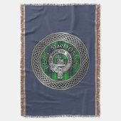Couverture Clan Ramsay Crest & Tartan Knot Lancer la couvertu (devant Vertical)