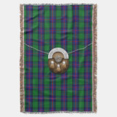 Couverture Clan Shaw Tartan Et Sporran (devant Vertical)