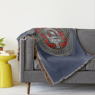 Couverture Clan Stewart Stuart Crest & Tartan Knot
