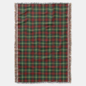 Couverture Clan vert clair et rouge Martin Scottish Plaid (devant Vertical)