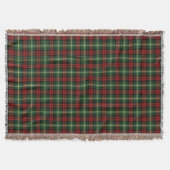Couverture Clan vert clair et rouge Martin Scottish Plaid (Devant)
