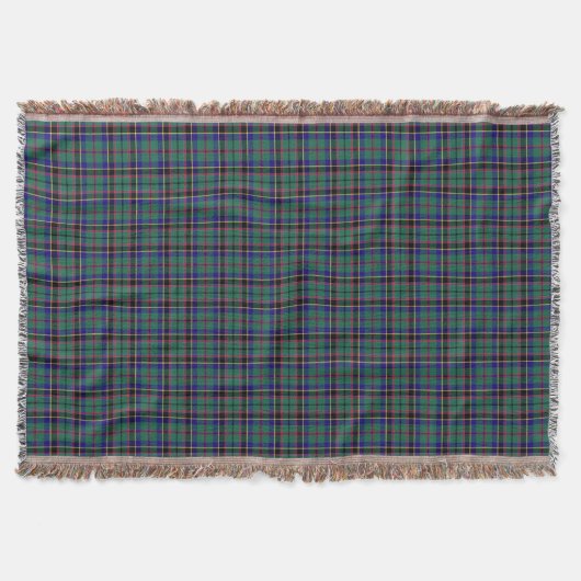 Couverture Clan vert et bleu Stevenson Scottish Plaid (Devant)