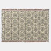 Couverture classic beige vintage nautical compass ornamental  (Devant)