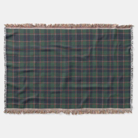 Couverture Classic Dark Blue Red Green Plaid Pattern (Devant)