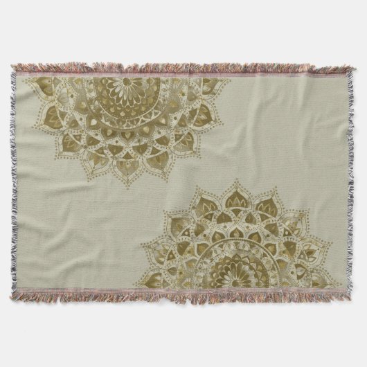 Couverture Classique Mandala Inde Style 4 (Devant)