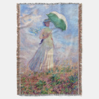 Claude Monet - Femme avec un parasol face à droite