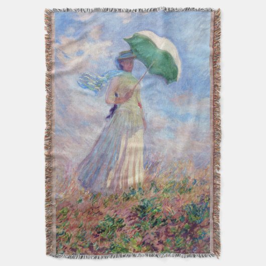 Couverture Claude Monet - Femme avec un parasol face à droite (devant Vertical)