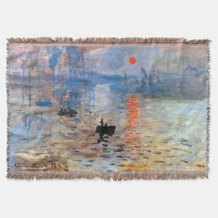 Couverture Claude Monet Impression Soleil Levant Affiche Toil