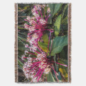 Couverture Clerodendrum Starburst Flowers Jeter Blanket (devant Vertical)