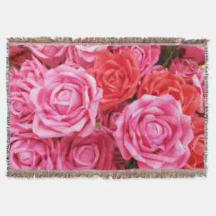 Couverture Closeup Arrière - plan de Rose Rouge Artificielle