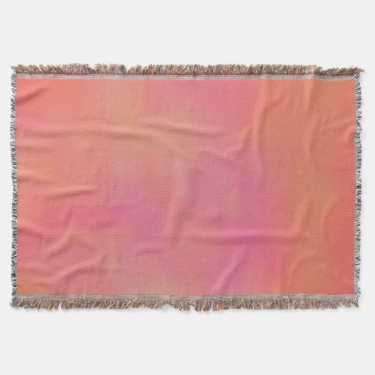 Couverture Cloud à marbre rose et orange abstrait (Devant)