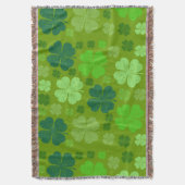 Couverture Clovers verts, Lucky Clovers, Saint Patrick's Day (devant Vertical)